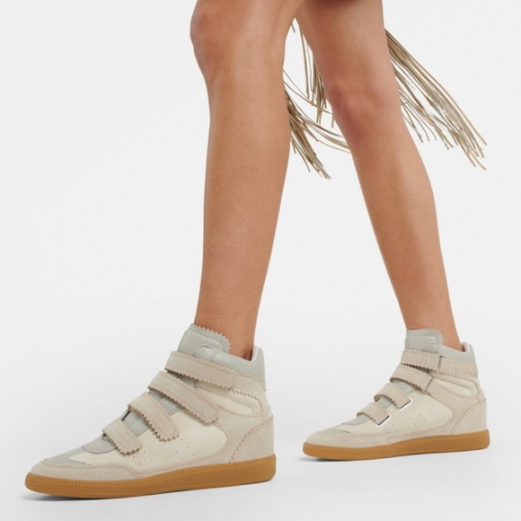 Isabel Marant Bilsy High-Top Sneakers - Picture 1 of 8